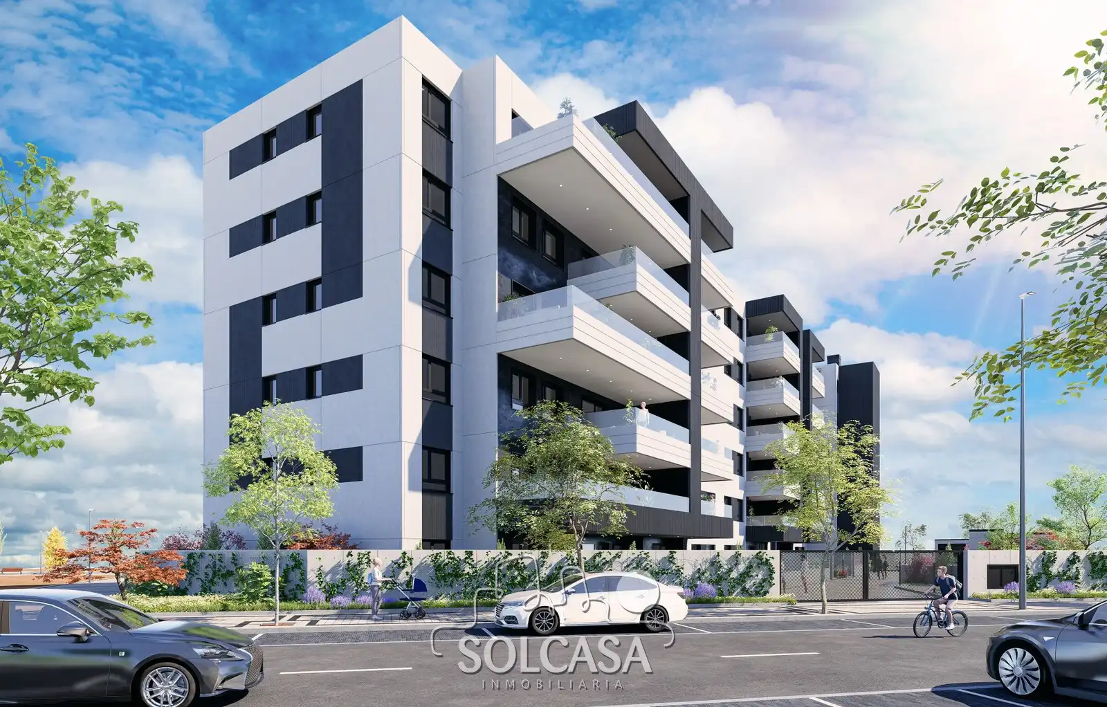 Vista exterior de Piso en venta en Valladolid Capital con Calefacción, Jardín privado y Parquet