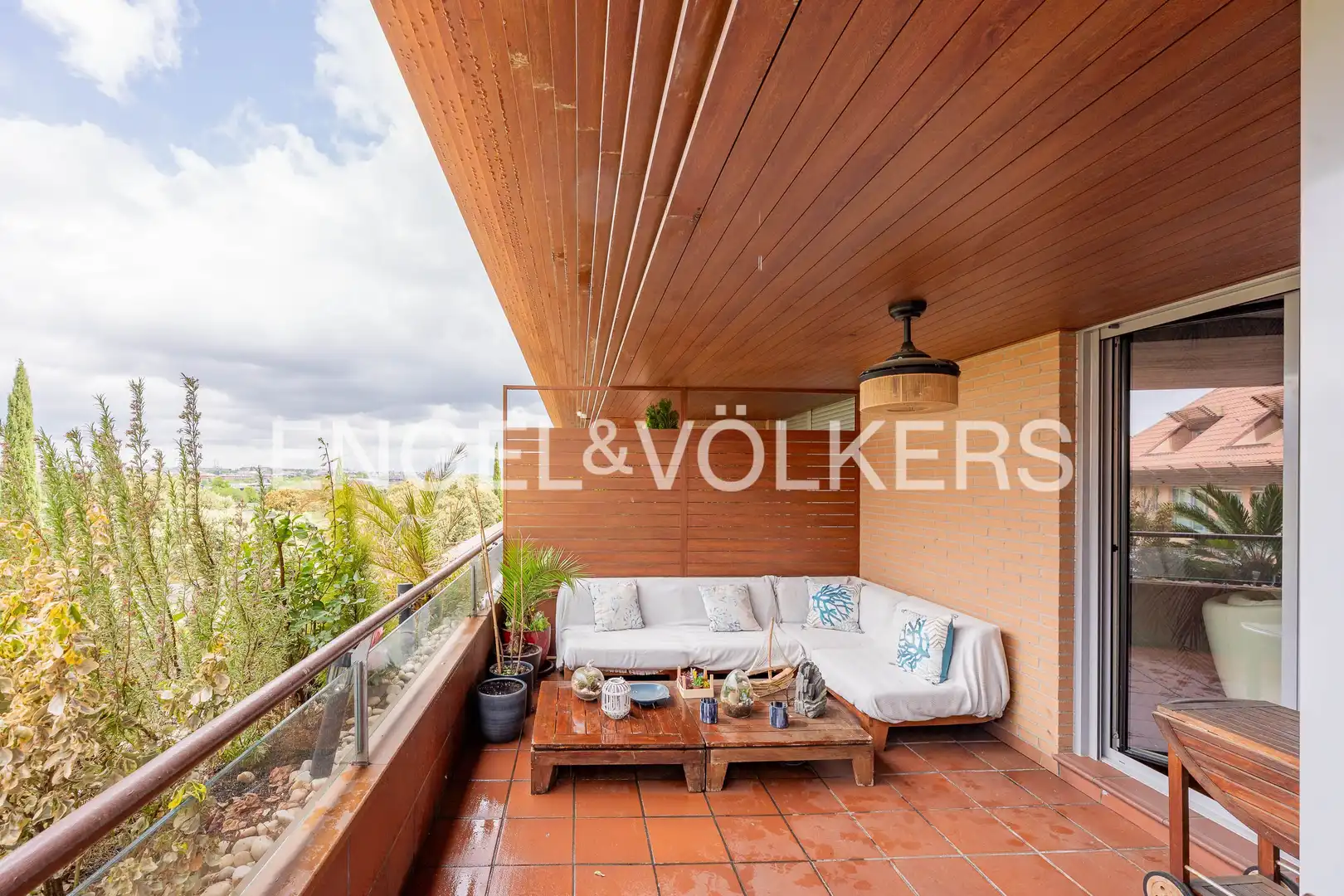 Terraza de Ático de alquiler en Boadilla del Monte con Aire acondicionado, Calefacción y Parquet