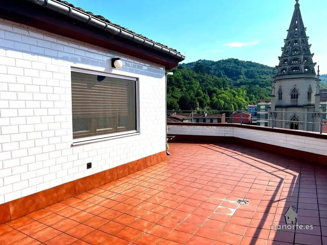 Terrasse von Dachboden zum Verkauf in Langreo mit Heizung, Terrasse und Abstellraum