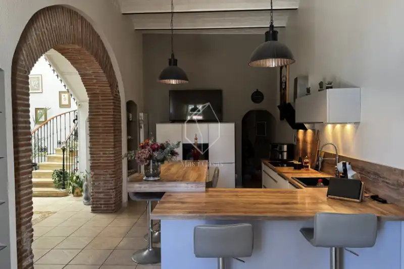 Cocina de Casa o chalet en venta en Agullana con Calefacción, Jardín privado y Amueblado