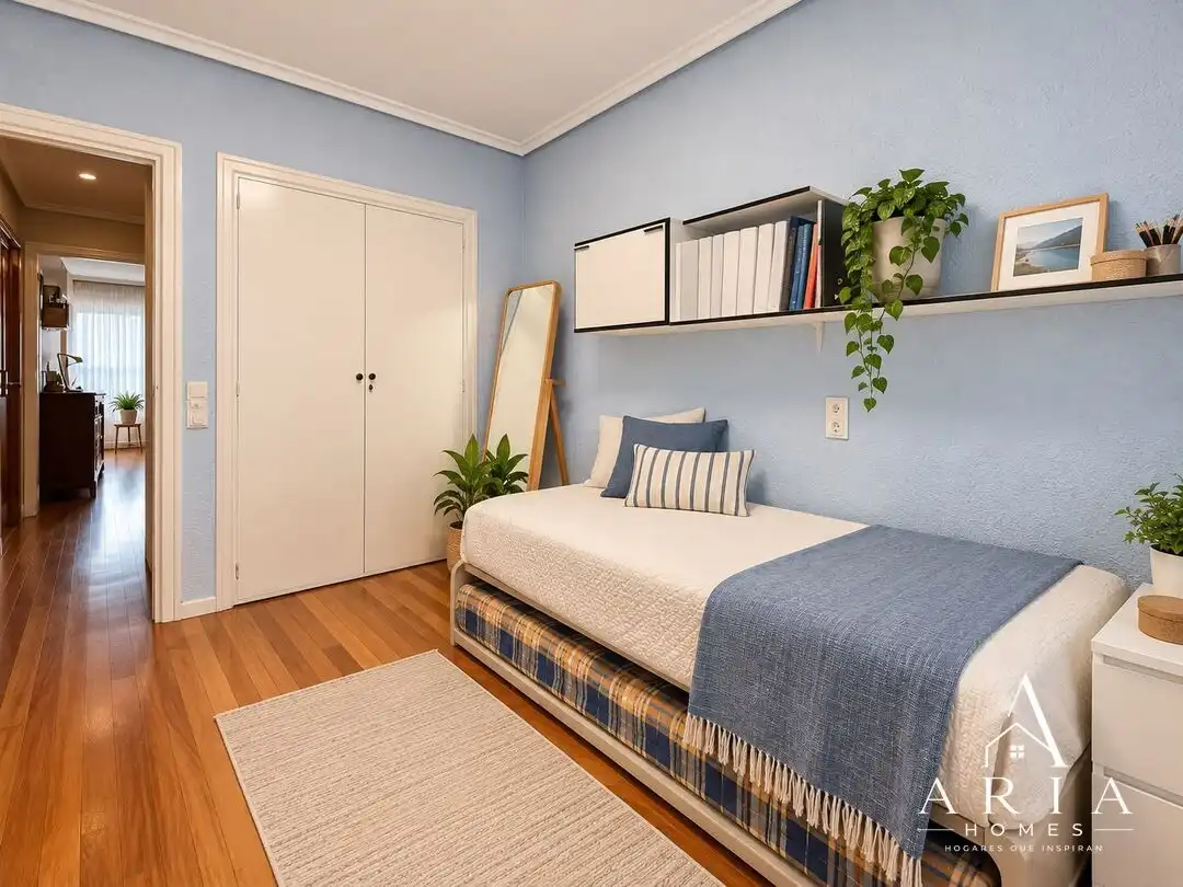 Bedroom of Flat for sale in Bilbao   with Heating, Terrace and Furnished