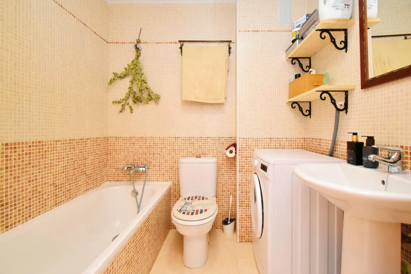 Badezimmer von Wohnung zum Verkauf in Vícar mit Terrasse, Möbliert und Gemeinschaftspool
