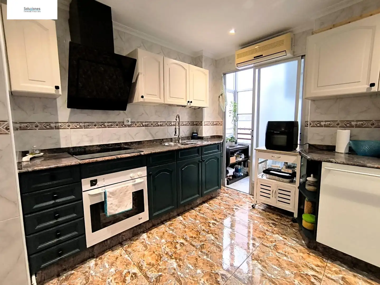 Kitchen of Flat for sale in Albacete  with Air Conditioner, Heating and Terrace