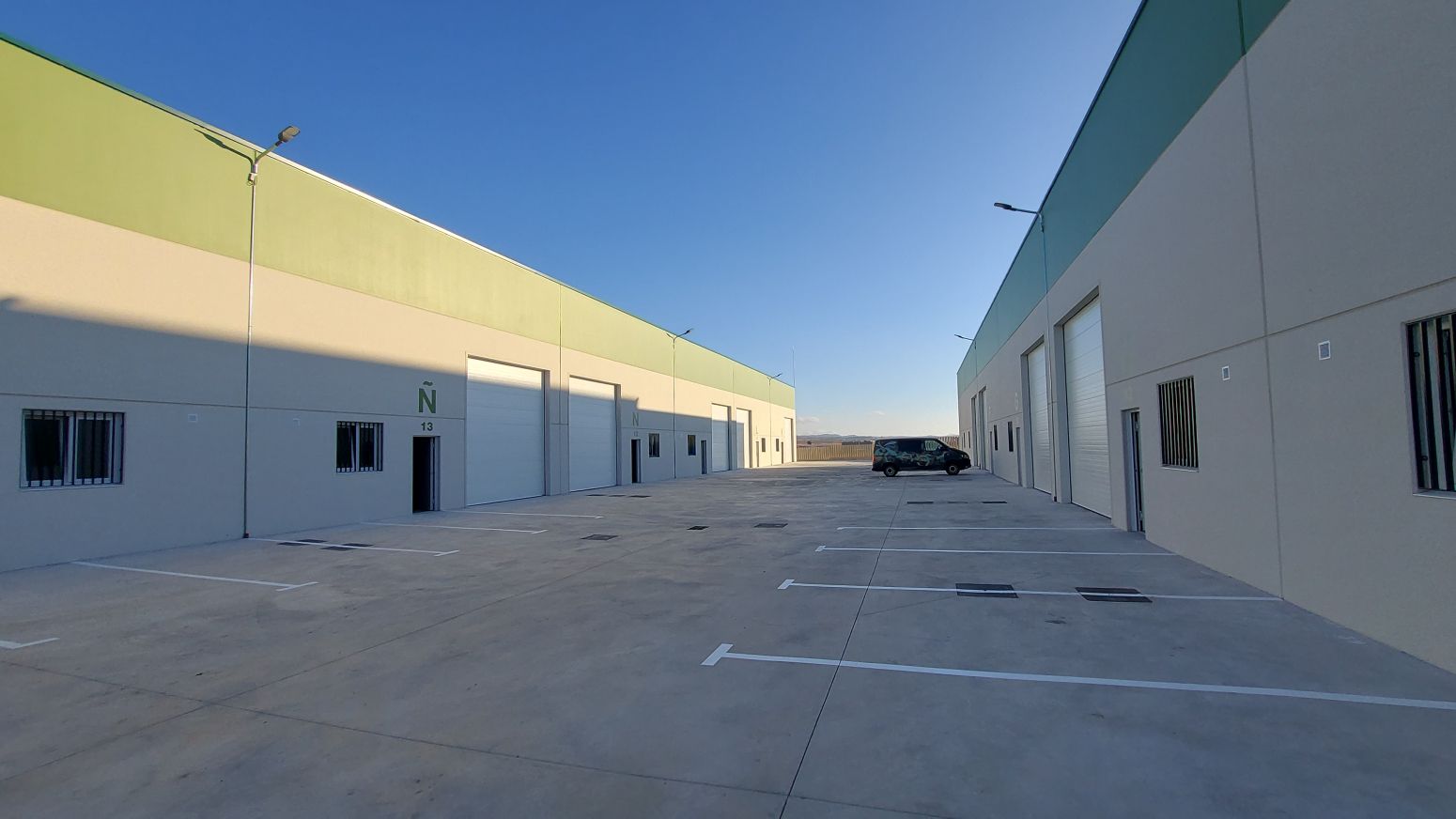 Exterior view of Industrial buildings for sale in  Logroño