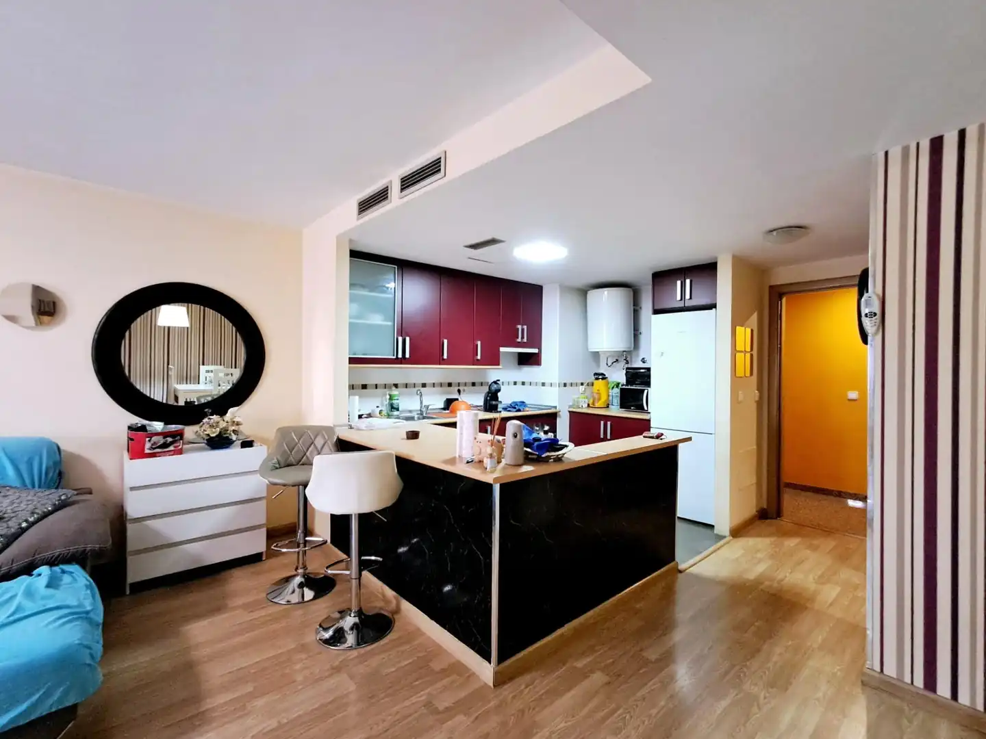 Kitchen of Apartments for sale in Águilas  with Air Conditioner, Heating and Furnished