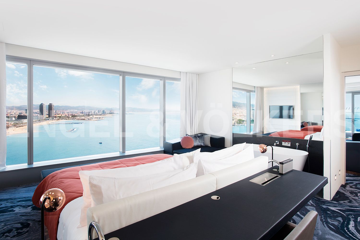 Dormitori de Apartament de lloguer en  Barcelona Capital amb Aire condicionat, Calefacció i Terrassa