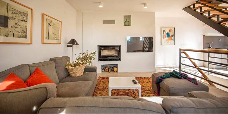 Living room of Country house for sale in Pelayos del Arroyo  with Heating, Private garden and Terrace