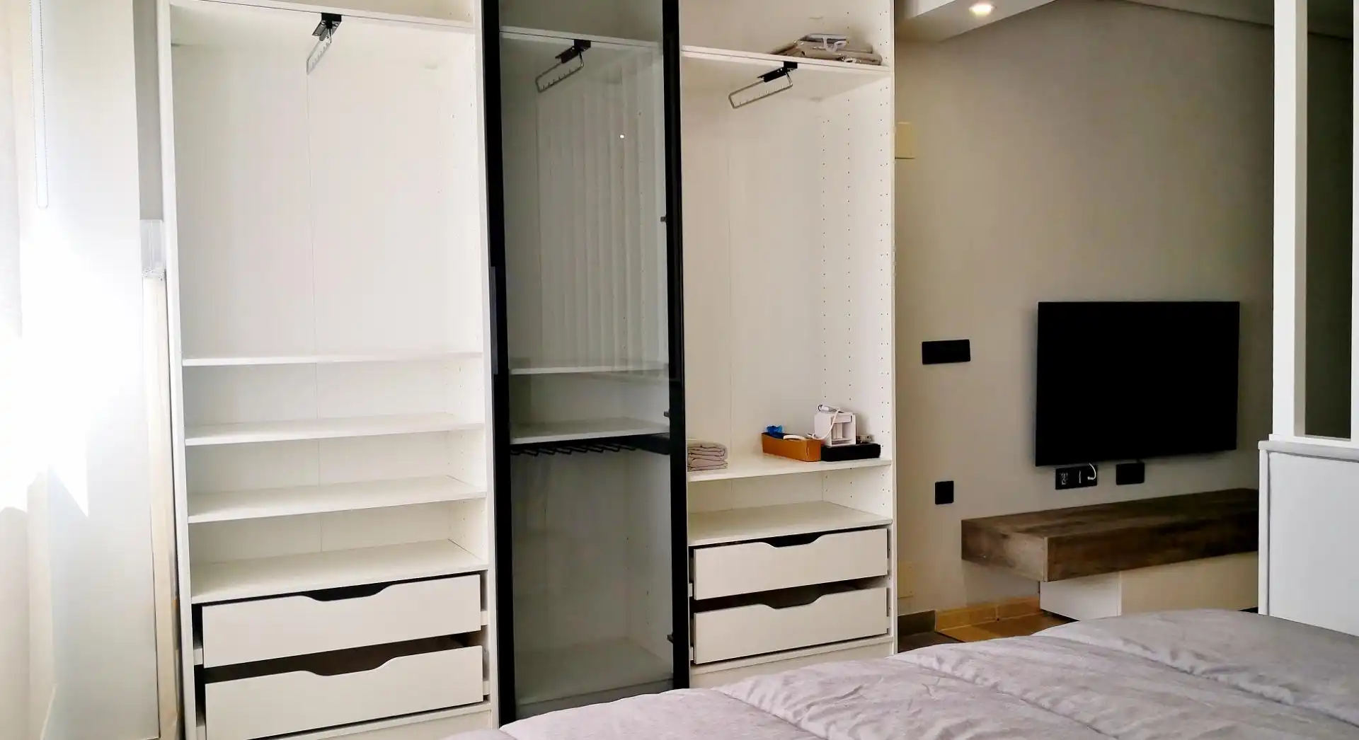 Bedroom of Flat for sale in Roquetas de Mar  with Air Conditioner, Furnished and Community pool