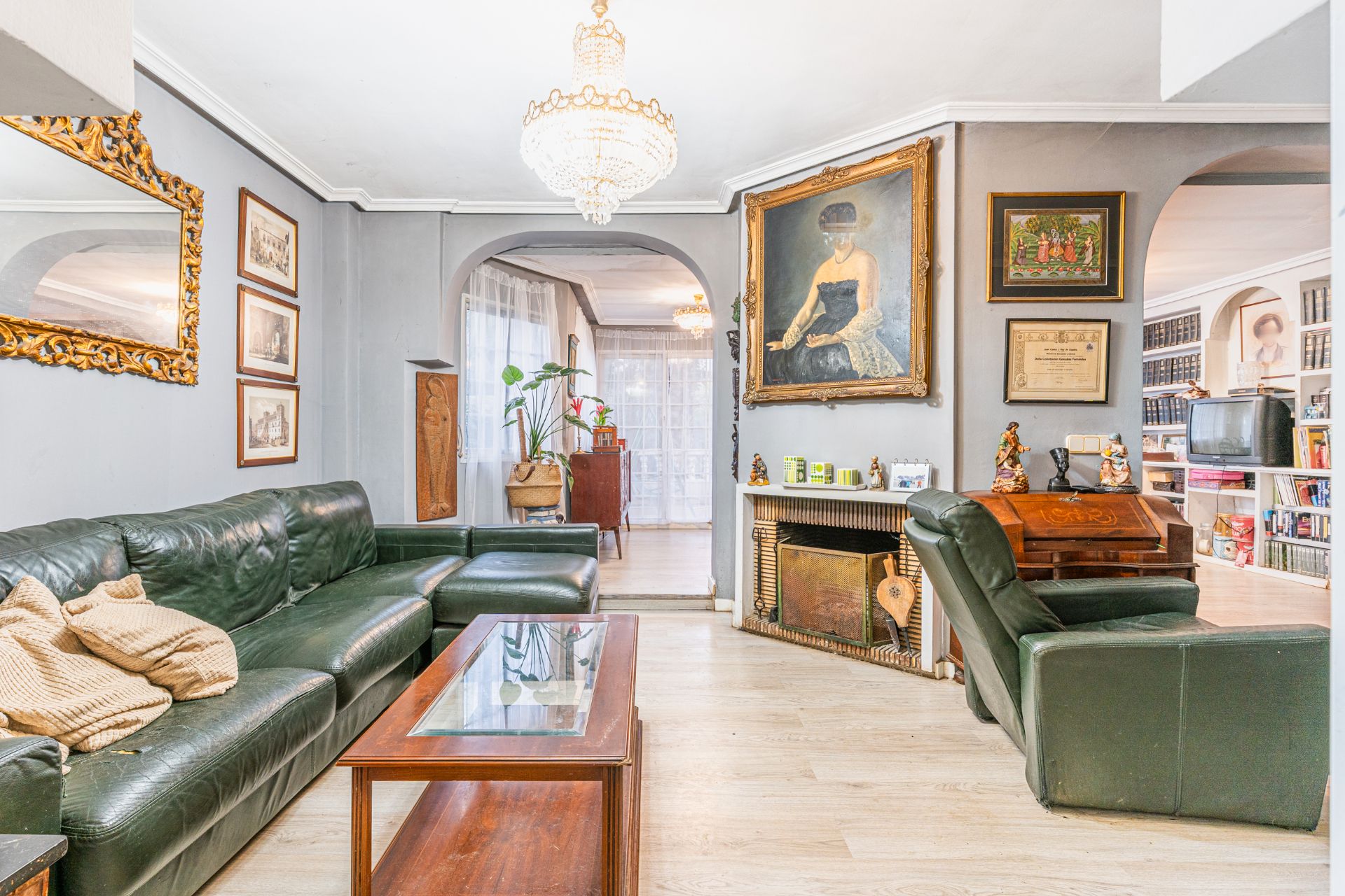 Living room of Single-family semi-detached for sale in Las Rozas de Madrid  with Heating, Private garden and Swimming Pool