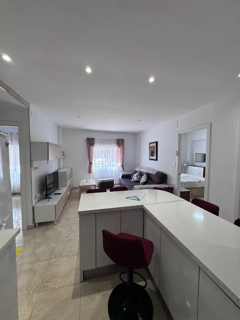 Sala de estar de Piso en venta en Castellón de la Plana / Castelló de la Plana con Aire acondicionado, Calefacción y Amueblado