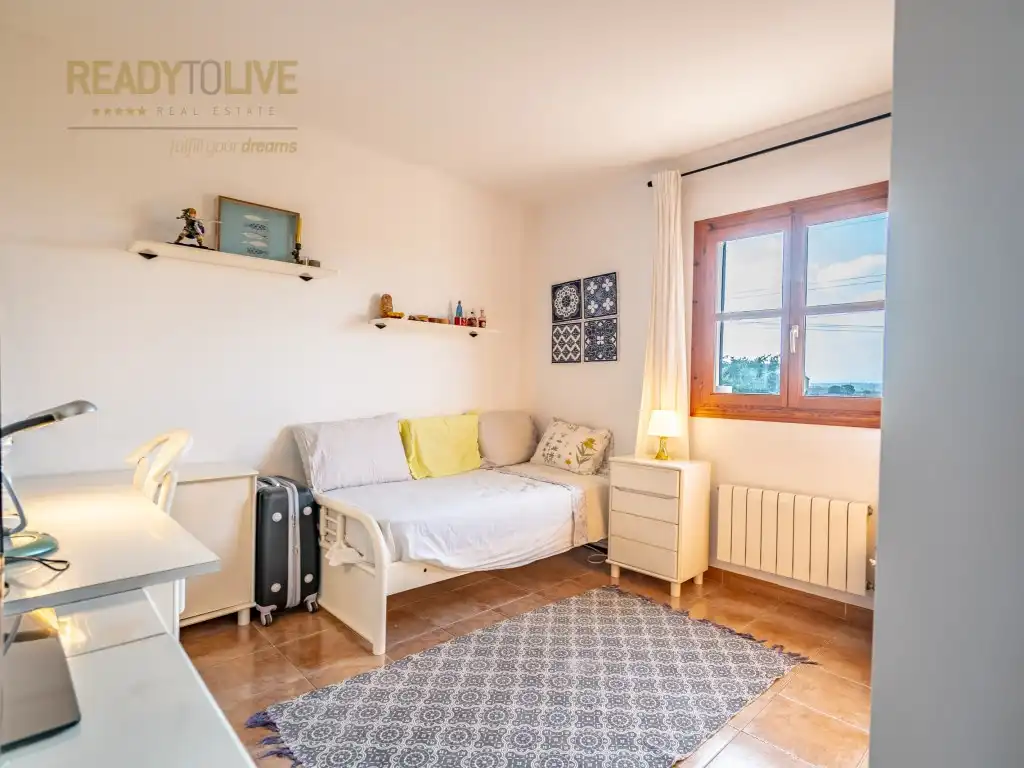 Sala de estar de Finca rústica en venta en Sa Pobla con Calefacción, Jardín privado y Balcón