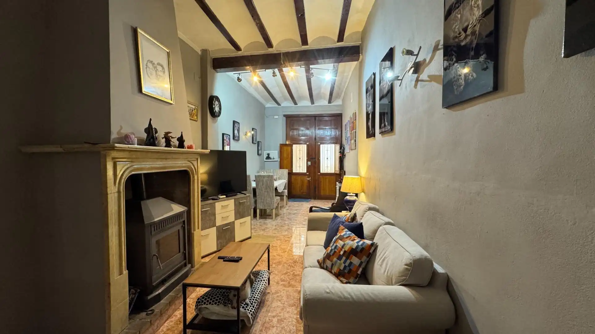 Sala d'estar de Casa o xalet en venda en Bicorp, Valencia