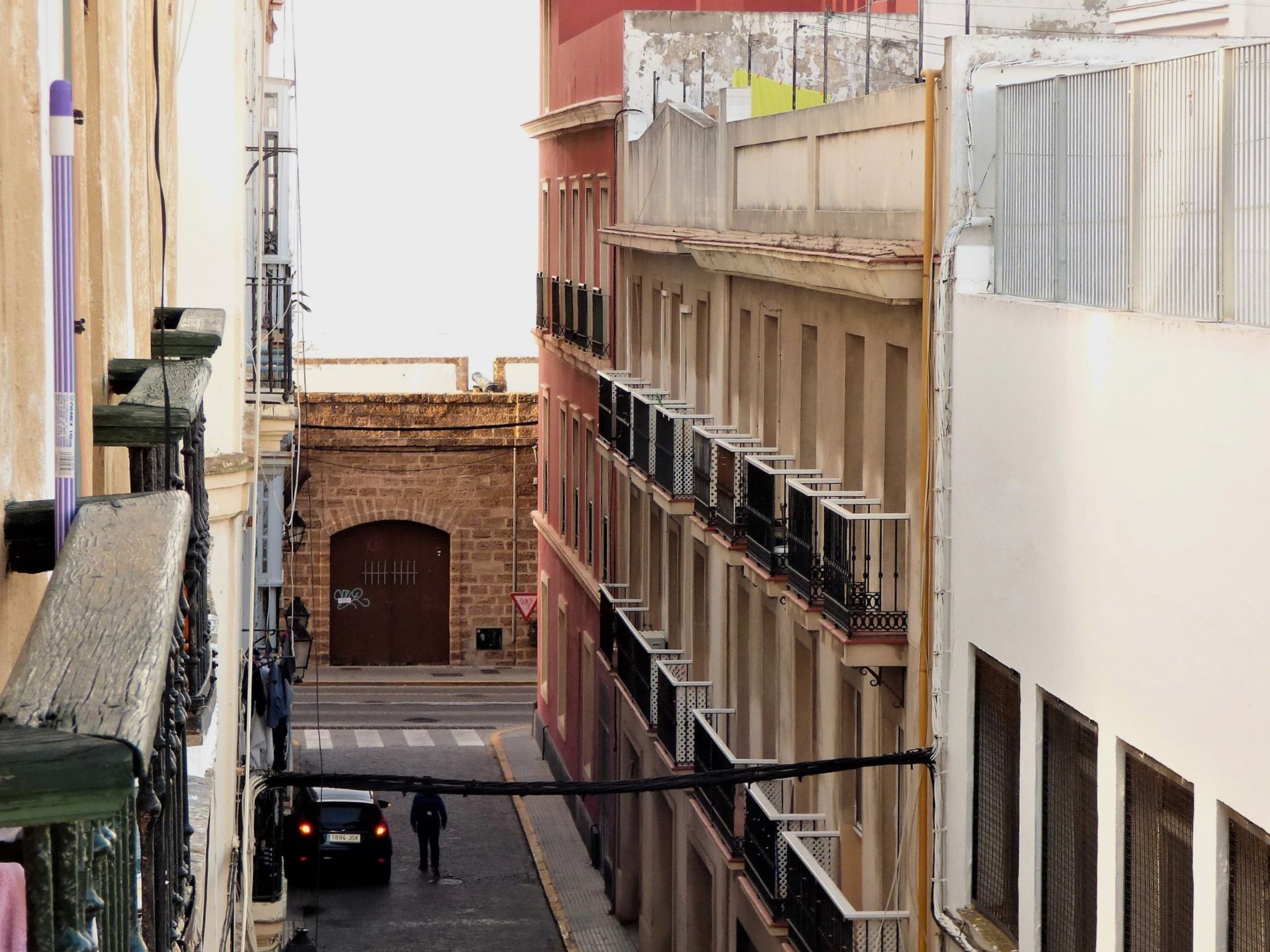 Vista exterior de Pis en venda en  Cádiz Capital amb Balcó