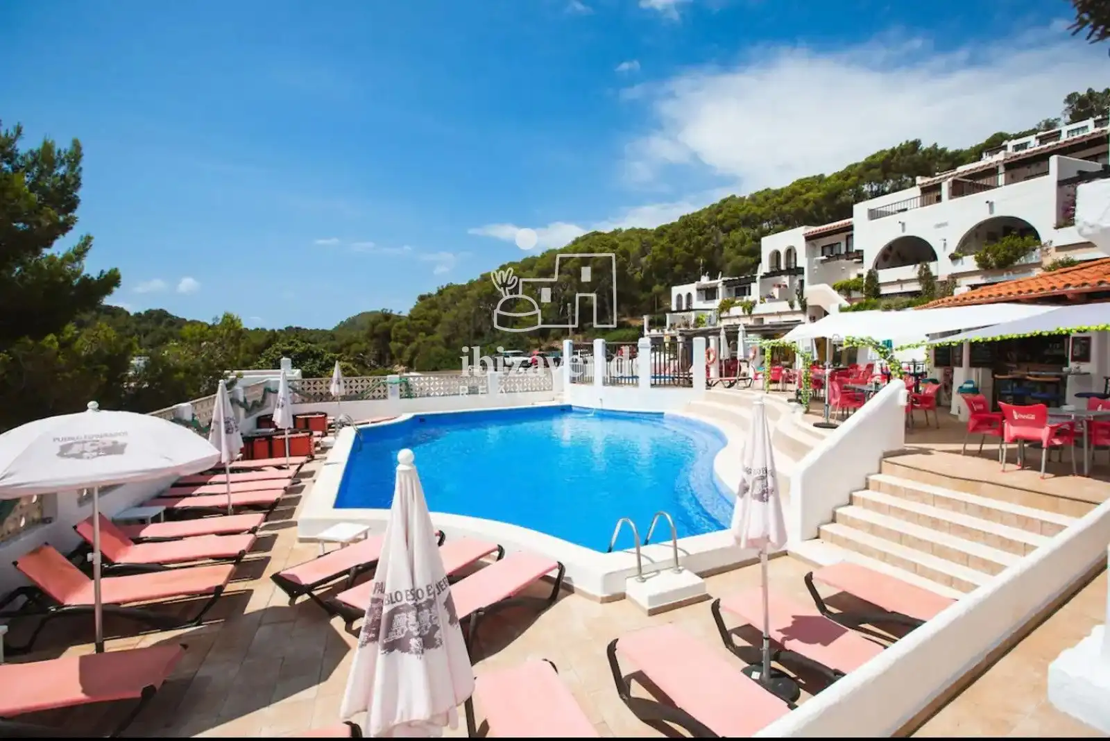 Swimming pool of Duplexes for rent in Santa Eulària des Riu  with Air Conditioner, Terrace and Swimming Pool