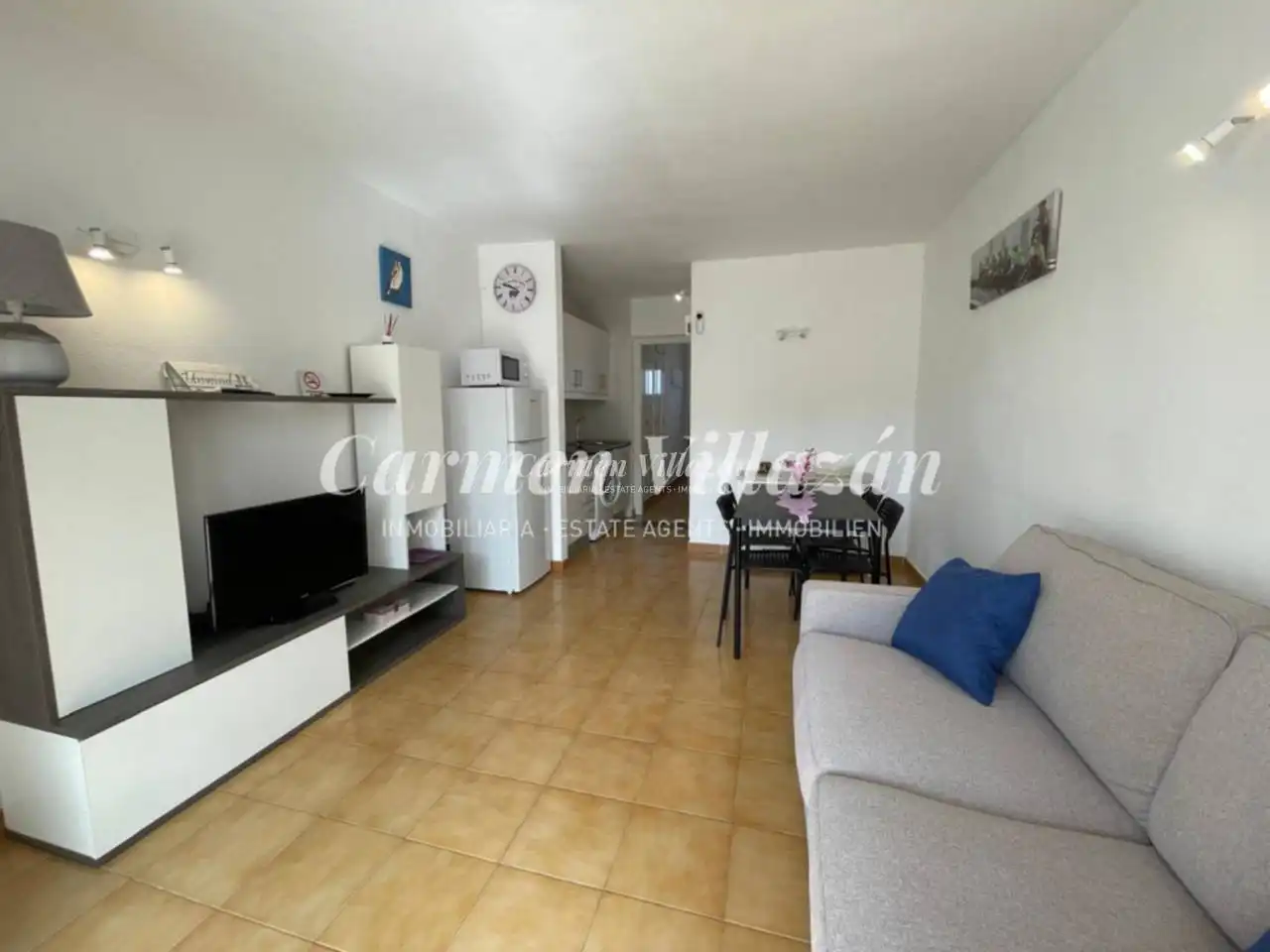 Sala d'estar de Apartament en venda en Antigua amb Terrassa, Moblat i Piscina comunitària