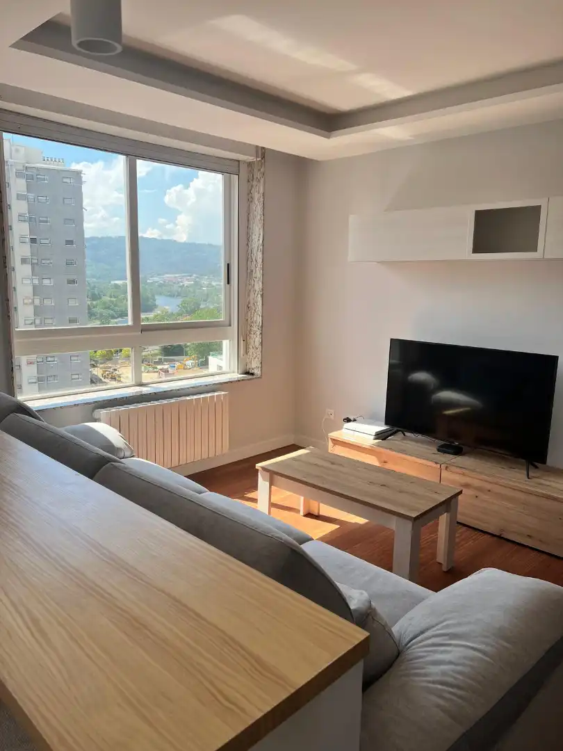 Sala de estar de Piso en venta en Ourense Capital  con Calefacción, Parquet y Horno