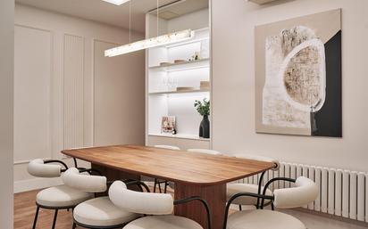 Dining room of Flat for sale in  Madrid Capital  with Air Conditioner, Heating and Parquet flooring