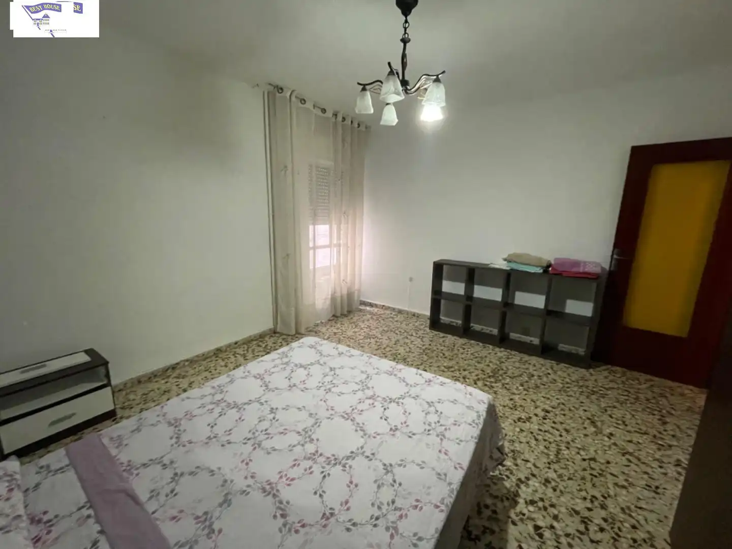 Schlafzimmer von Wohnung zur Miete in Albacete mit Heizung, Terrasse und Möbliert