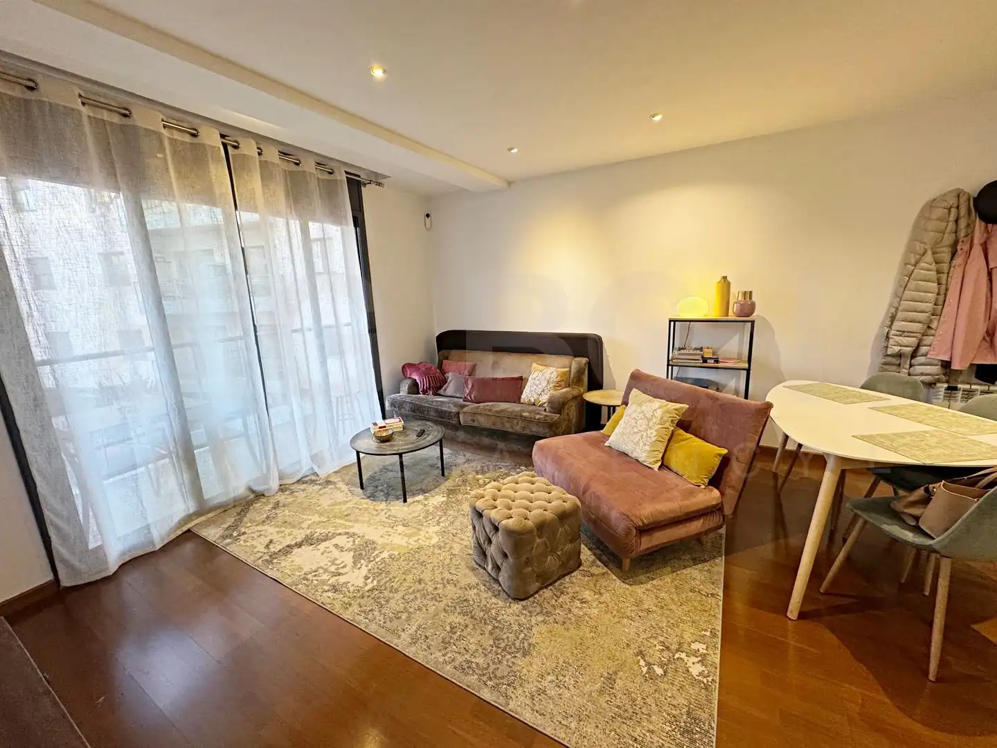 Sala de estar de Piso en venta en Barcelona con Aire acondicionado, Calefacción y Parquet