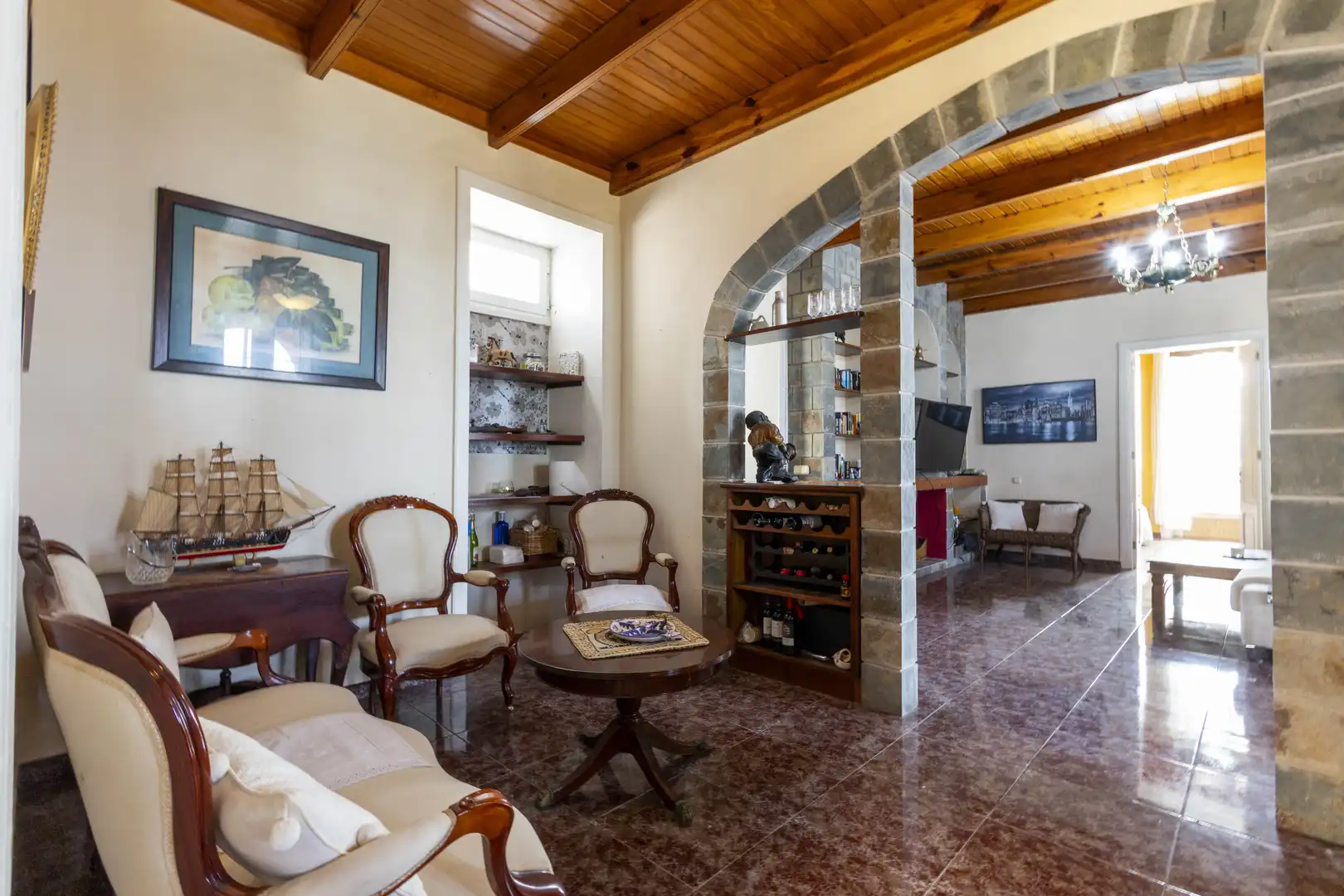 Sala de estar de Casa o chalet en venta en Puerto de la Cruz con Jardín privado y Terraza