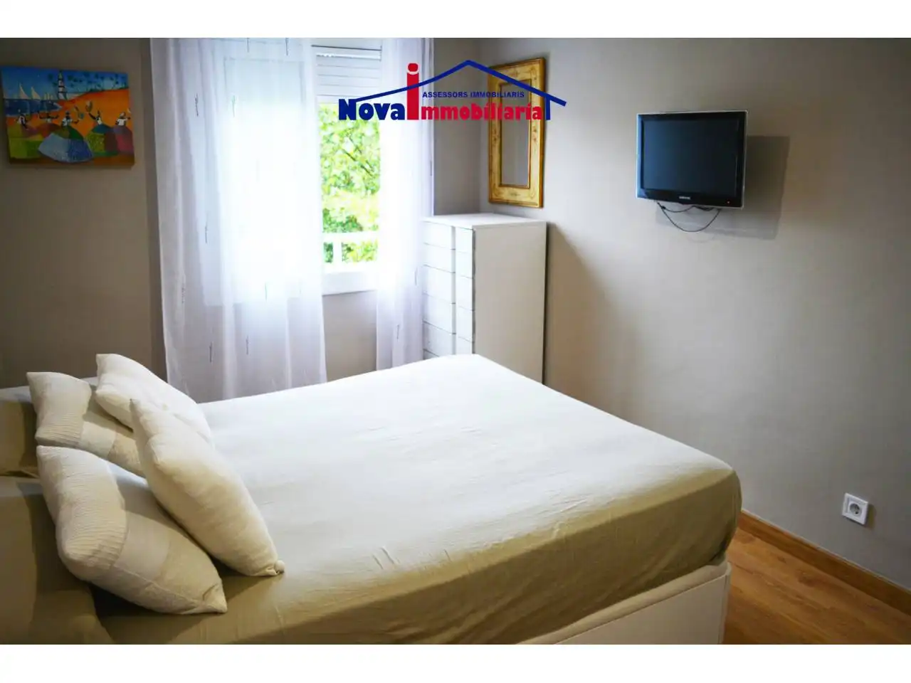 Bedroom of Flat for sale in Viladecans  with Parquet flooring, Furnished and Balcony