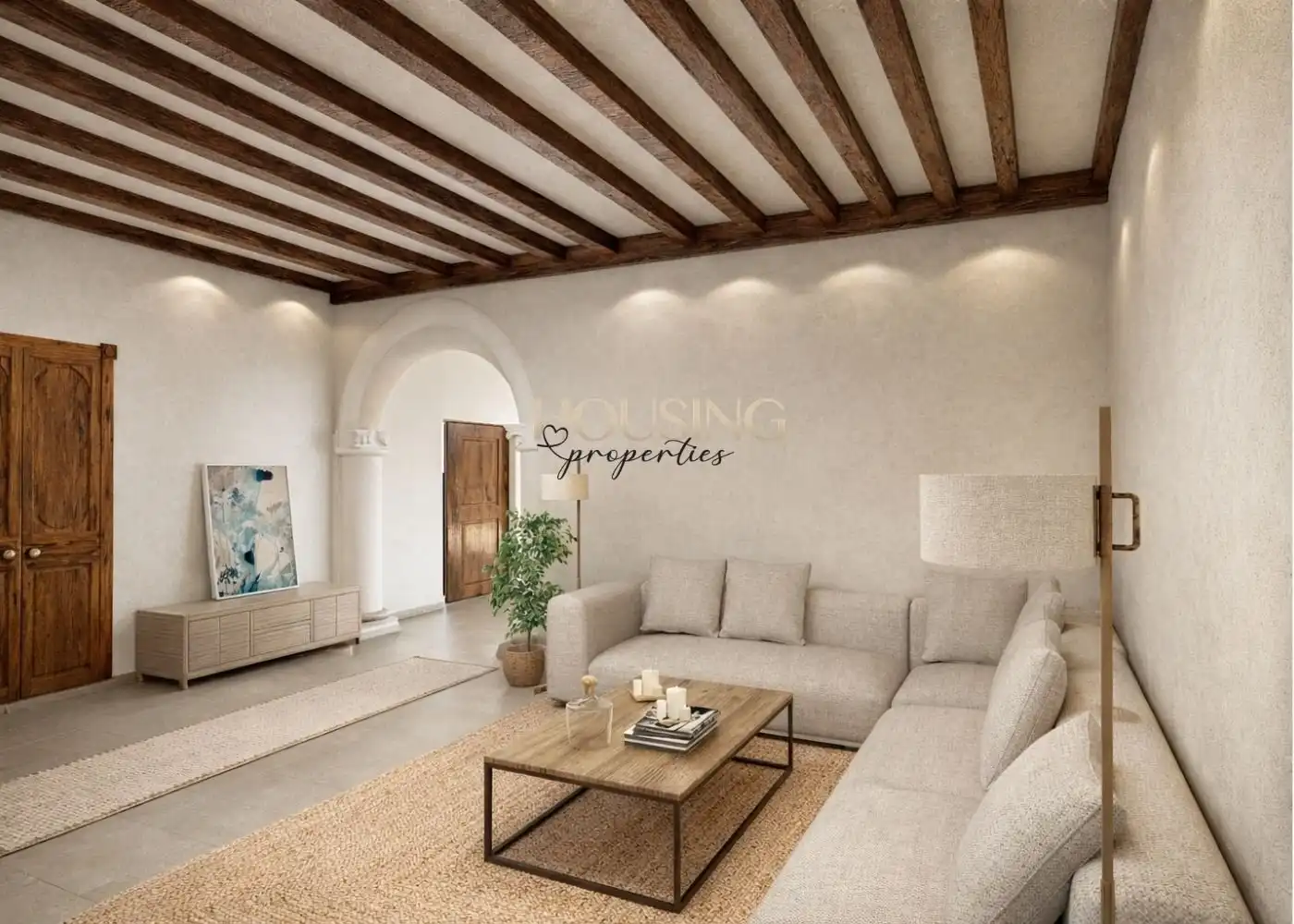 Sala d'estar de Casa adosada en venda en Llucmajor amb Terrassa