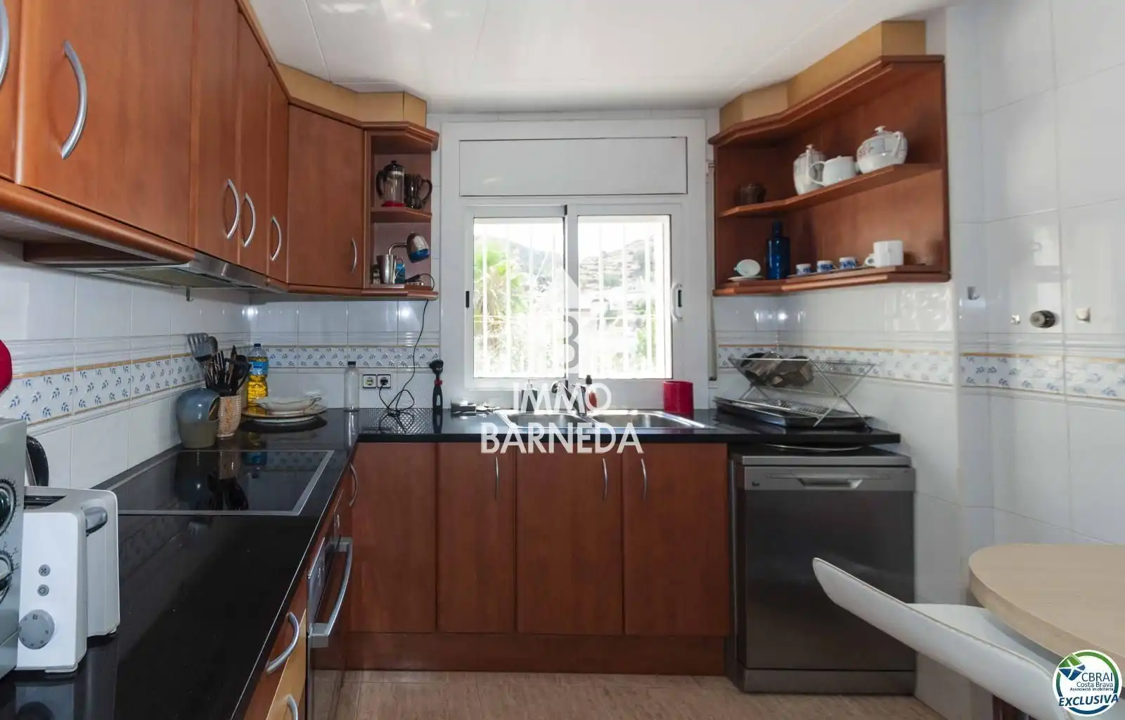 Kitchen of Flat for sale in Roses  with Heating, Terrace and Storage room