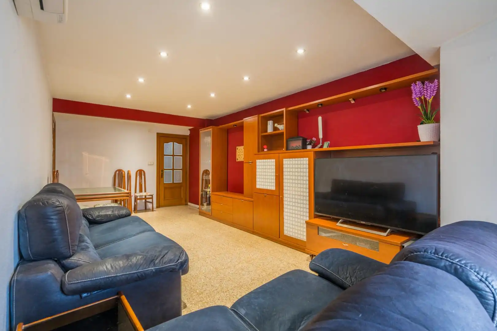 Sala d'estar de Pis en venda en  Valencia Capital amb Aire condicionat i Balcó