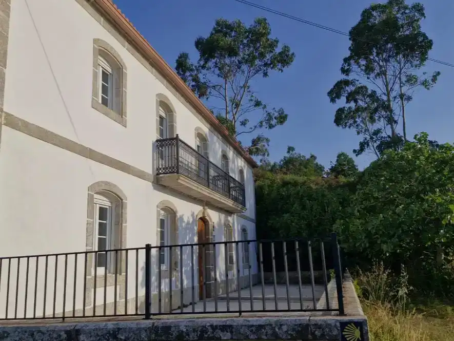 Außenansicht von Country house zur Miete in Muxía mit Privatgarten, Möbliert und Balkon