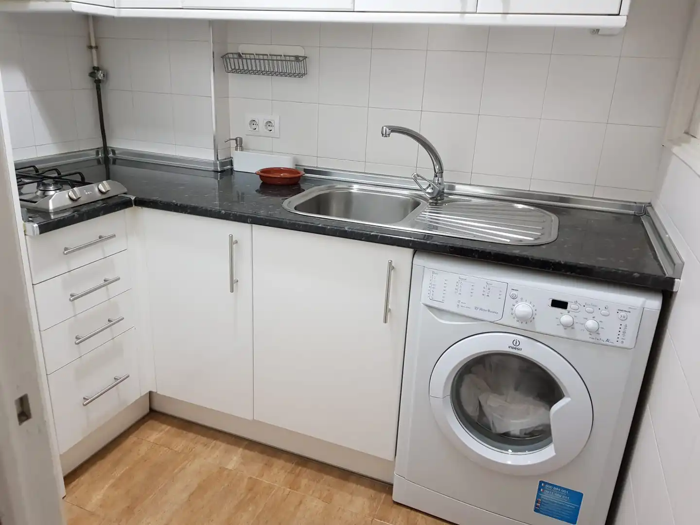 Cuina de Apartament de lloguer en Madrid amb Aire condicionat, Calefacció i Parquet