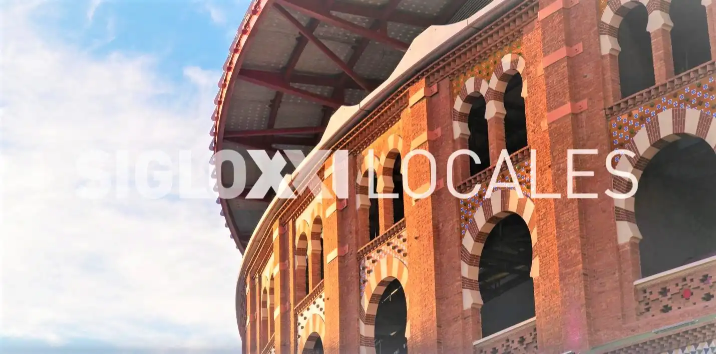 Vista exterior de Local de alquiler en Barcelona con Aire acondicionado