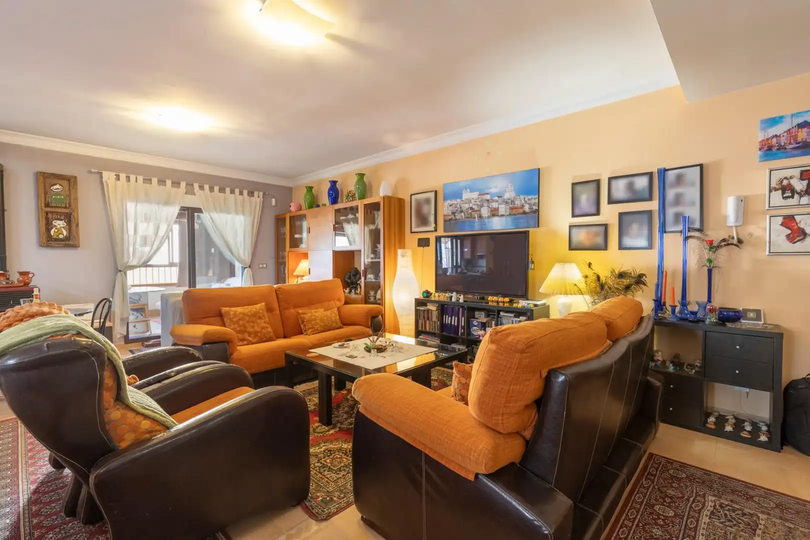 Living room of Flat for sale in Güéjar Sierra  with Air Conditioner, Heating and Terrace