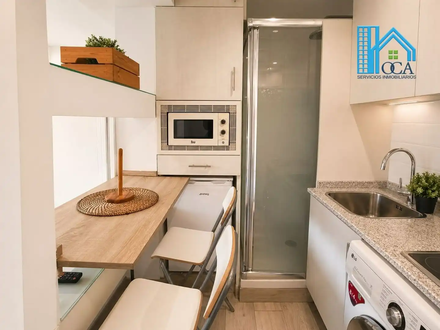 Küche von Wohnung zum Verkauf in Madrid mit Klimaanlage und Möbliert