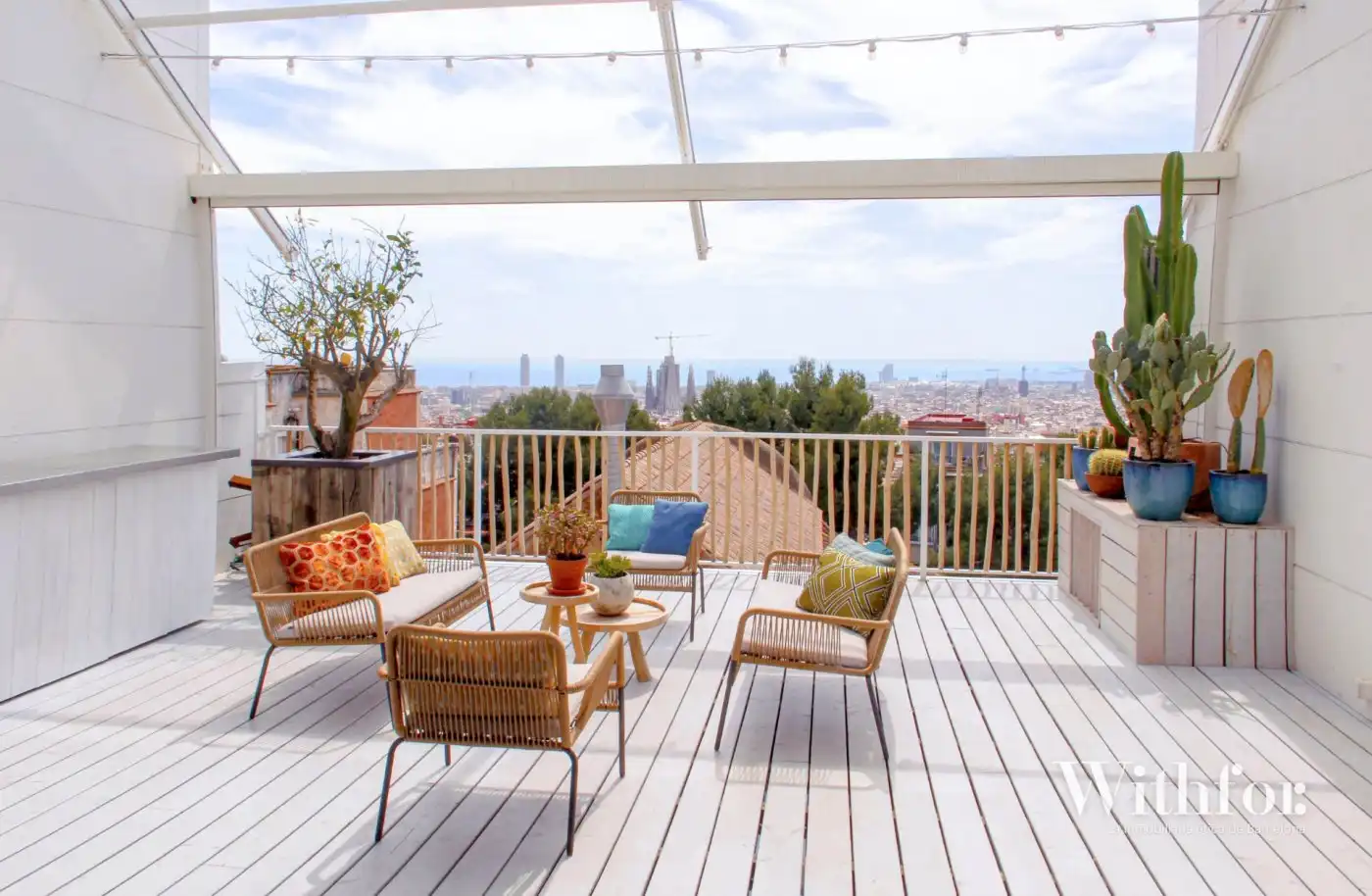 Terraza de Casa o chalet de alquiler en Barcelona con Aire acondicionado, Calefacción y Terraza