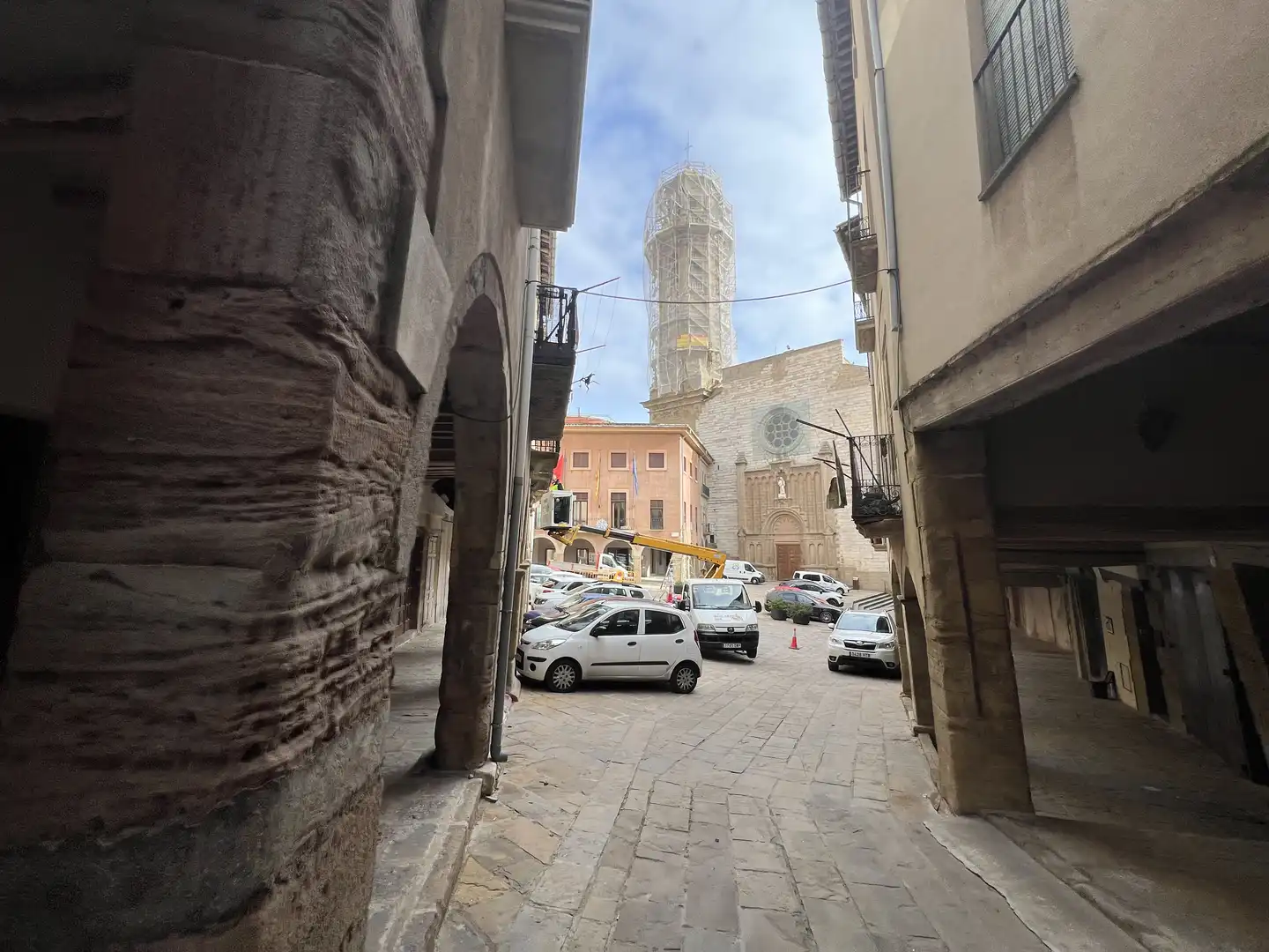 Vista exterior de Casa o xalet en venda en Calaf amb Balcó i Alarma