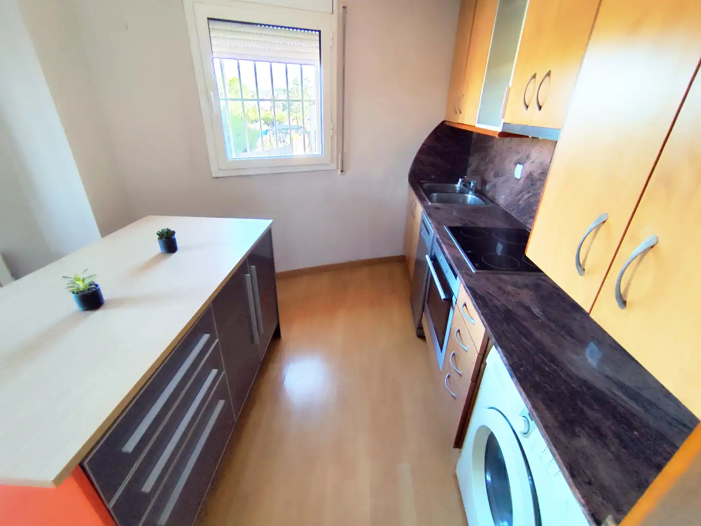 Küche von Wohnung zum Verkauf in Òdena mit Heizung, Parkett und Möbliert