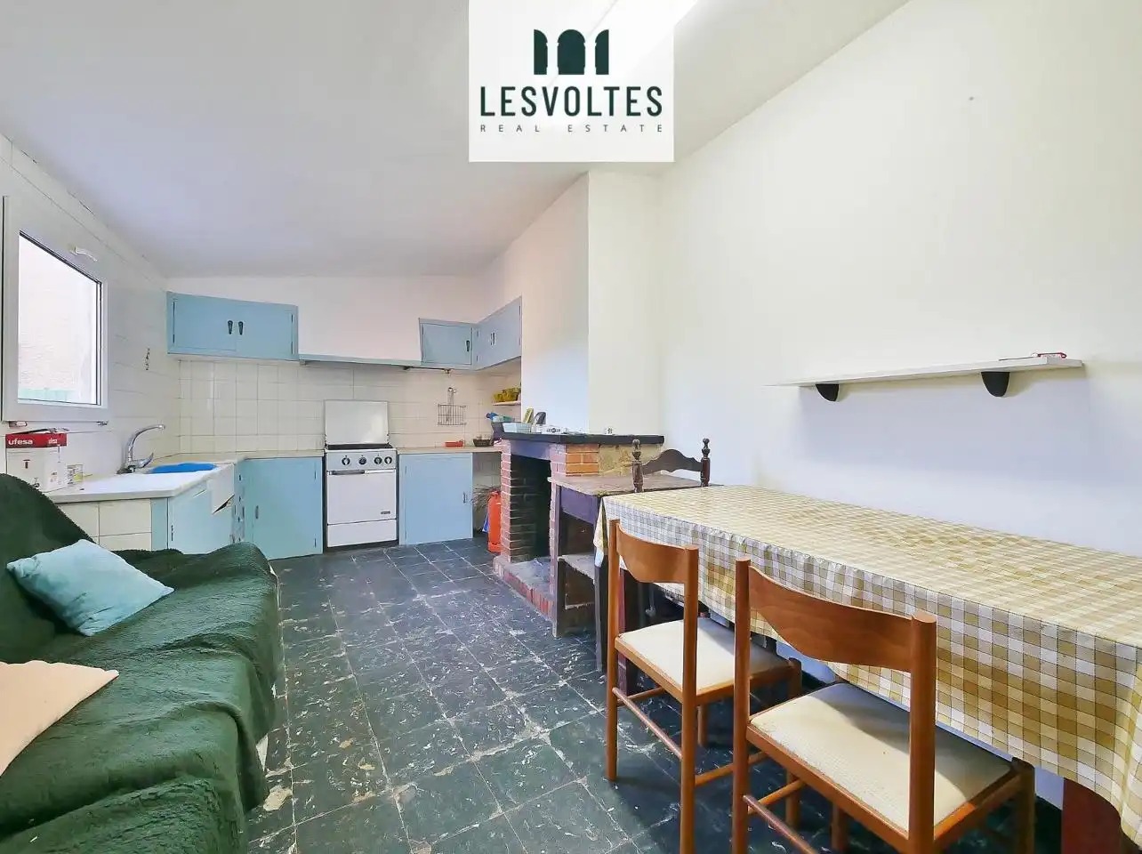 Cocina de Casa o chalet en venta en Mont-ras con Jardín privado