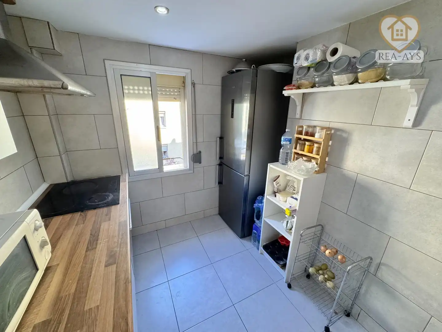 Kitchen of Flat for sale in Terrassa  with Furnished, Oven and Washing machine