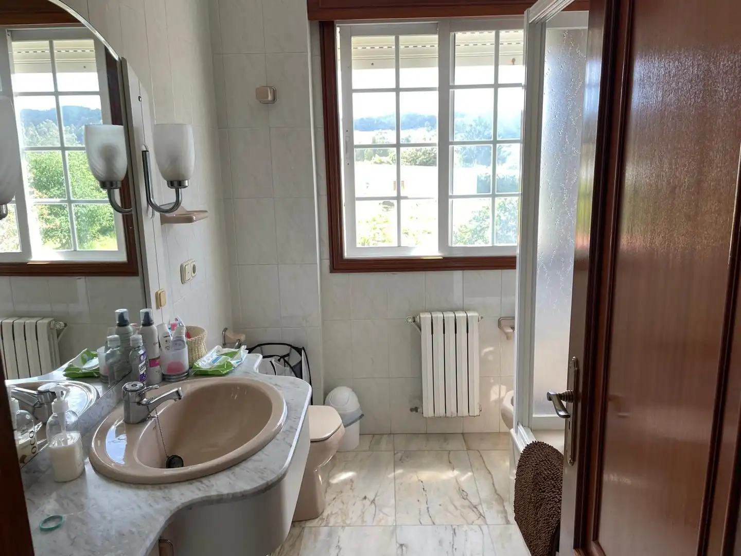 Baño de Casa o chalet en venta en Meis con Calefacción, Parquet y Terraza