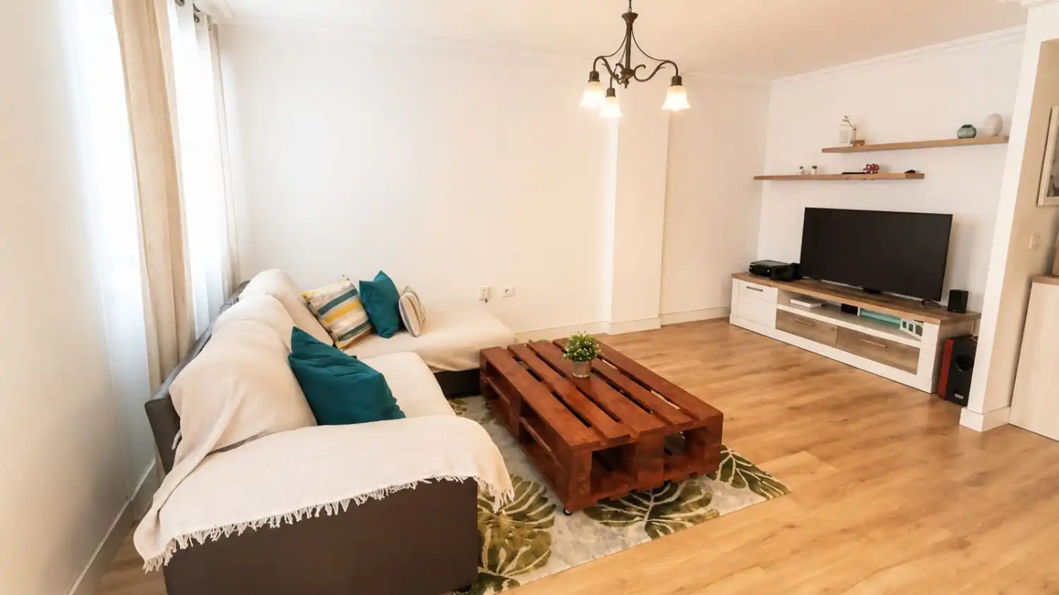 Sala de estar de Piso en venta en Burriana / Borriana con Aire acondicionado, Terraza y Trastero