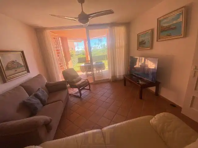 Wohnzimmer von Wohnungen zum Verkauf in Islantilla mit Klimaanlage, Heizung und Terrasse