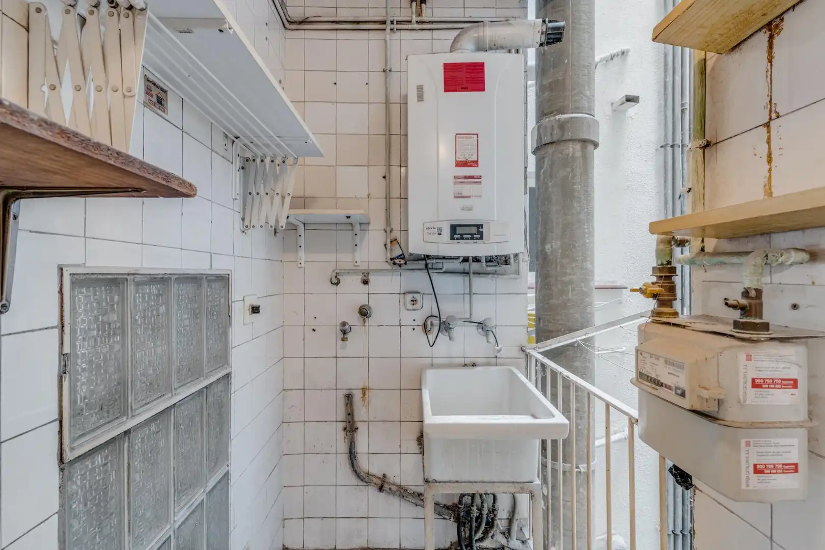 Bathroom of Flat for sale in Barcelona  with Air Conditioner, Heating and Terrace