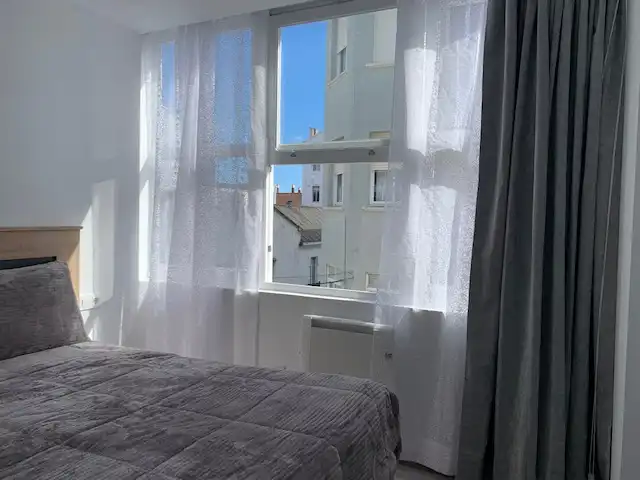Bedroom of Flat for rent in Ferrol  with Air Conditioner, Heating and Furnished