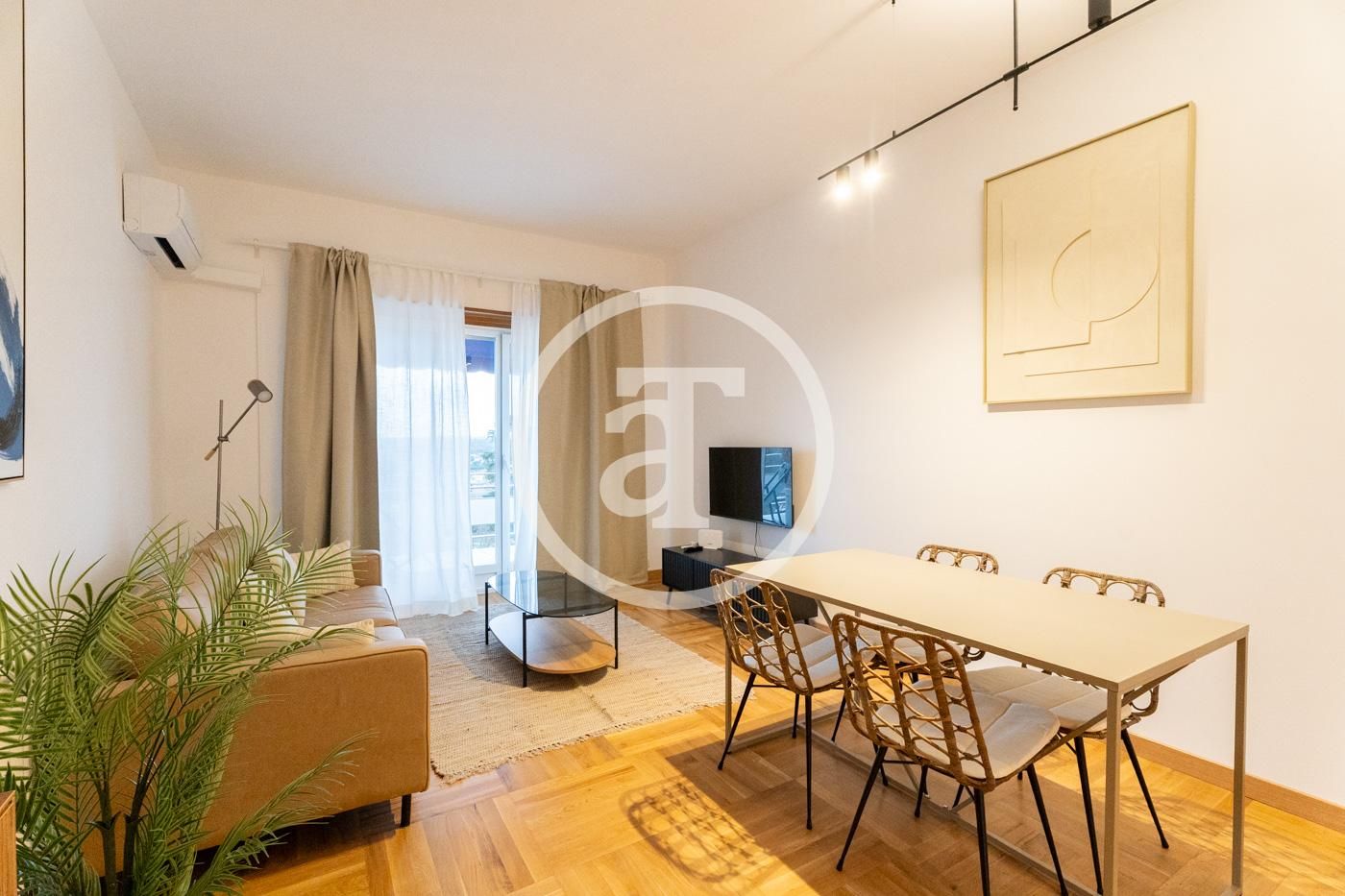 Exterior view of Flat to rent in  Madrid Capital  with Air Conditioner, Heating and Furnished