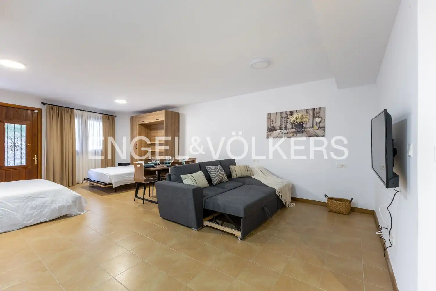 Living room of Flat for rent in Chóvar  with Heating and Furnished