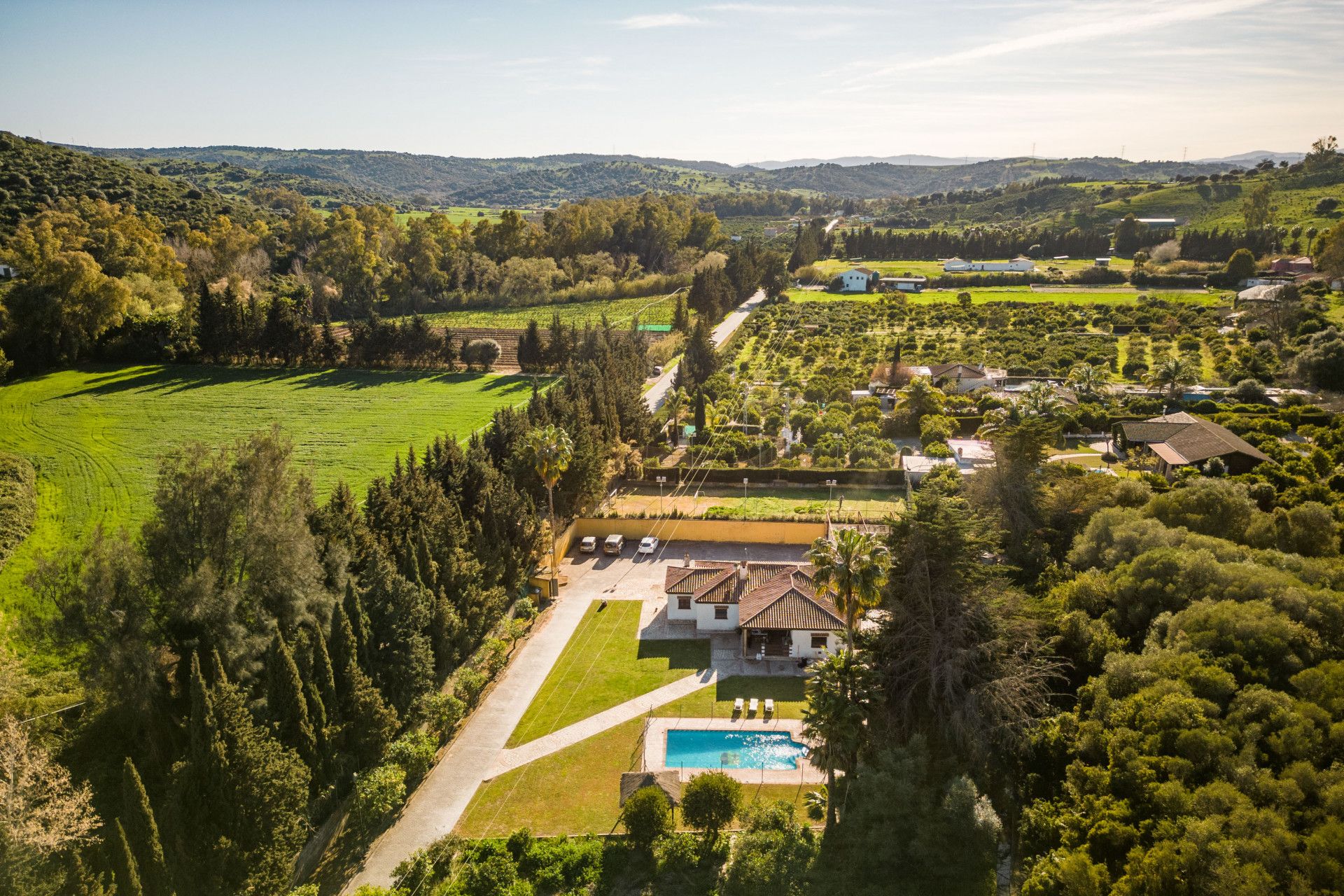 Jardí de Casa o xalet en venda en Jimena de la Frontera amb Jardí privat, Terrassa i Piscina