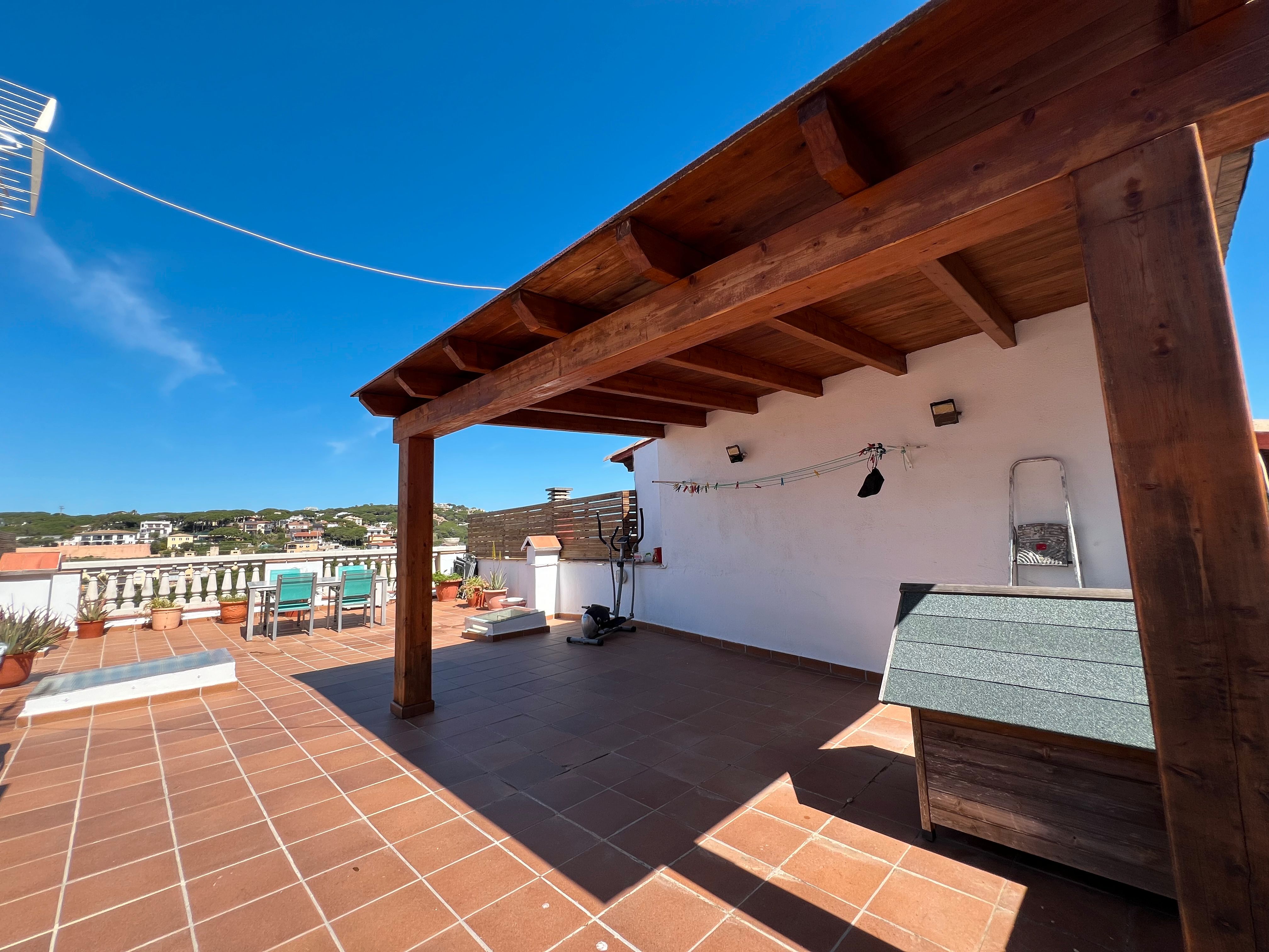 Terrassa de Casa adosada en venda en Sant Feliu de Guíxols amb Calefacció, Terrassa i Forn