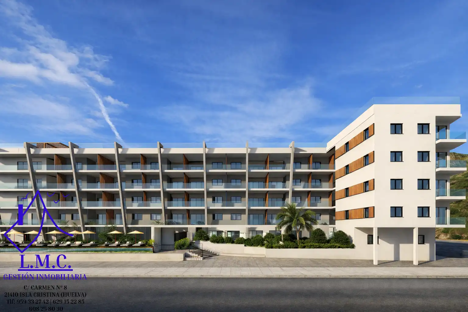 Vista exterior de Edificio en venta en Isla Cristina