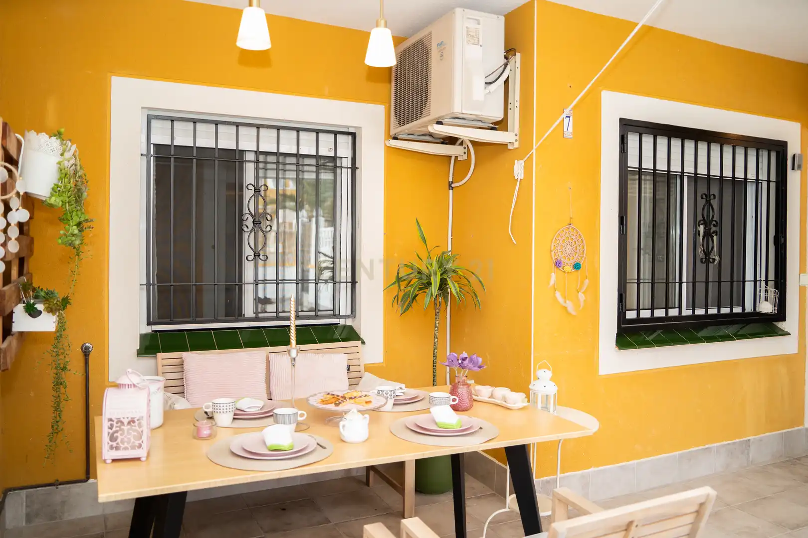 Terraza de Planta baja de alquiler en Elche / Elx con Aire acondicionado y Piscina comunitaria