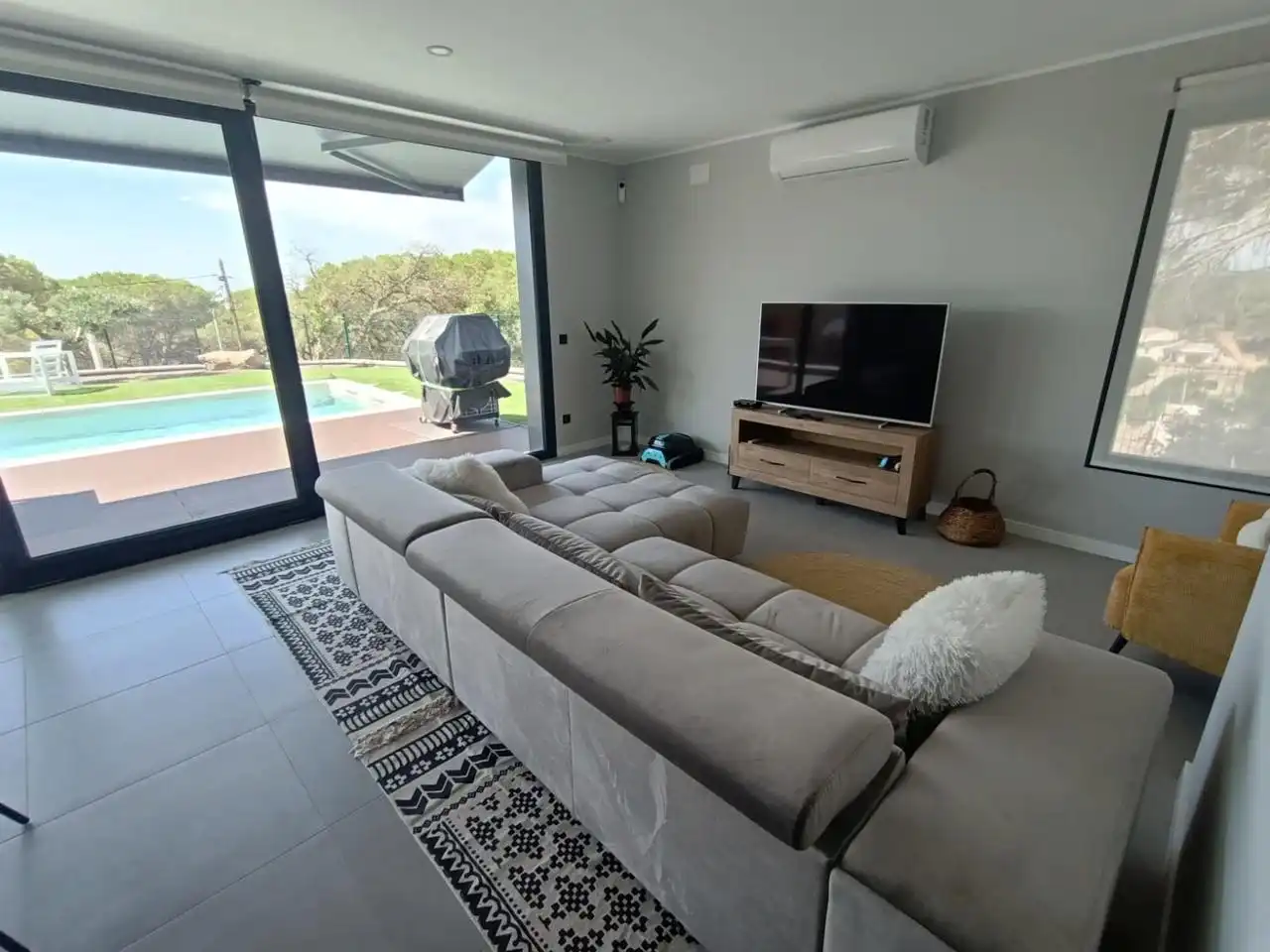 Sala de estar de Casa o chalet en venta en Vidreres con Calefacción, Jardín privado y Terraza